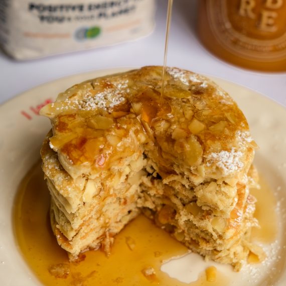 Almond Croissant Pancakes