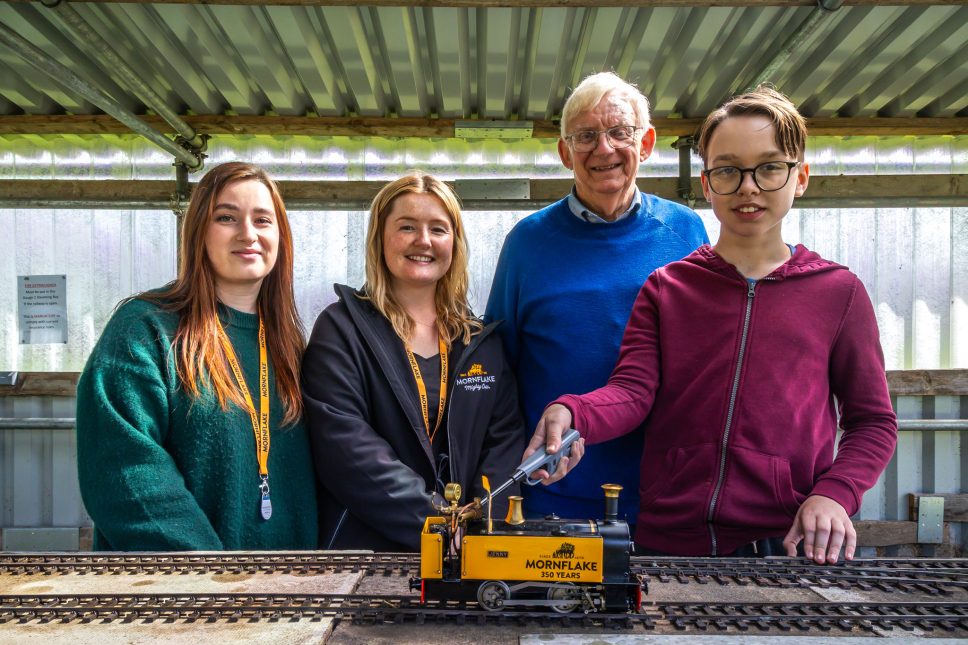 Full steam ahead for new loco ‘Jenny’ with Mornflake support