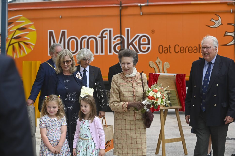 HRH The Princess Royal welcomed to Mornflake