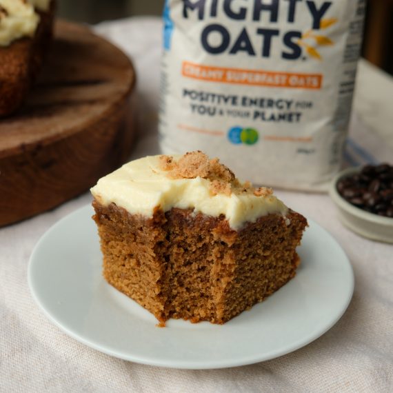 Gingerbread Oat Latte Birthday Cake