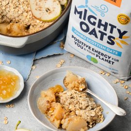 Pear & Ginger Oat Crumble