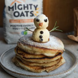 Snowman Pancakes
