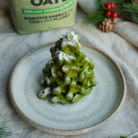 Christmas Tree Waffles