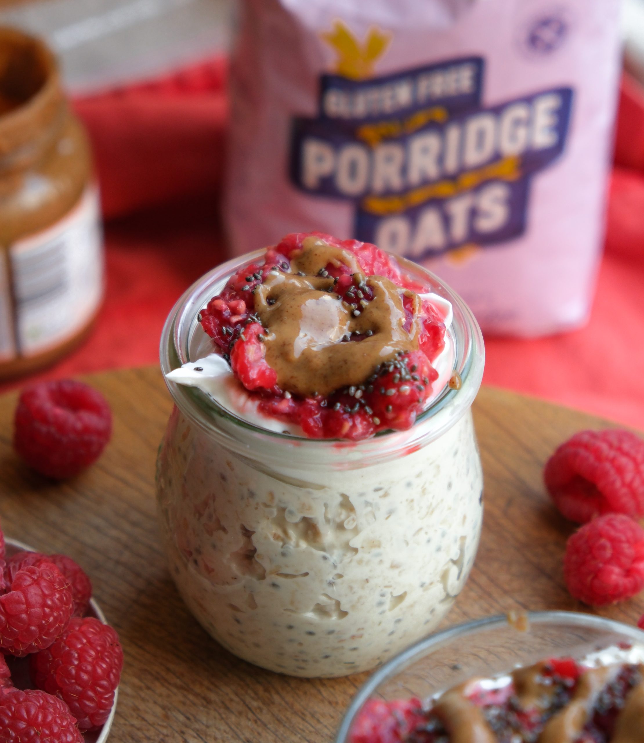 Raspberry Kefir Overnight Oats – Mornflake