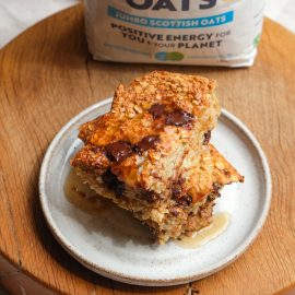 Jaffa Cake Baked Oats