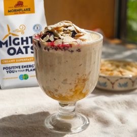 Cherry Bakewell Overnight Oats