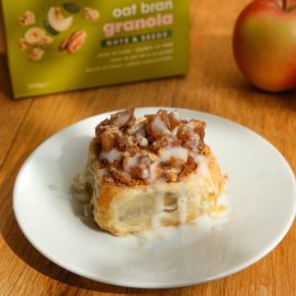 Apple & Granola Butter Cinnamon Rolls