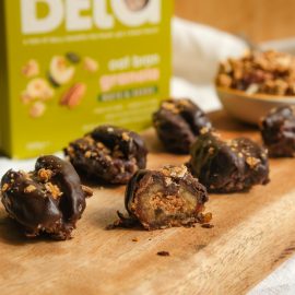 Granola Butter Stuffed Dates