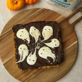 Chocolate Ghost Granola Bars